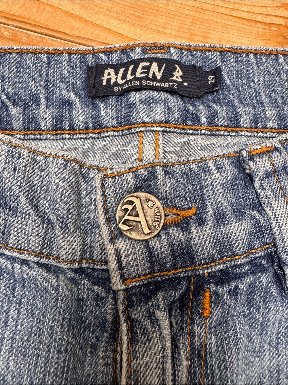 Allen B. By Allen Schwartz Men’s Light Blue Straight Jeans